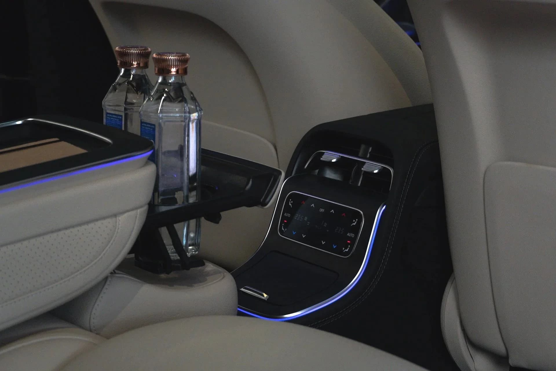 Luxury car interior — premium chauffeur driven car rental in Bangalore
