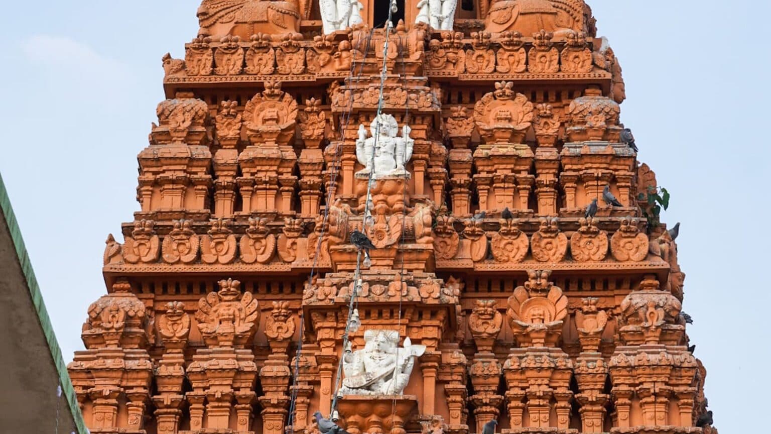 Historic temple architecture in old Bangalore near Someshwara Swamy Temple and Basavanagudi